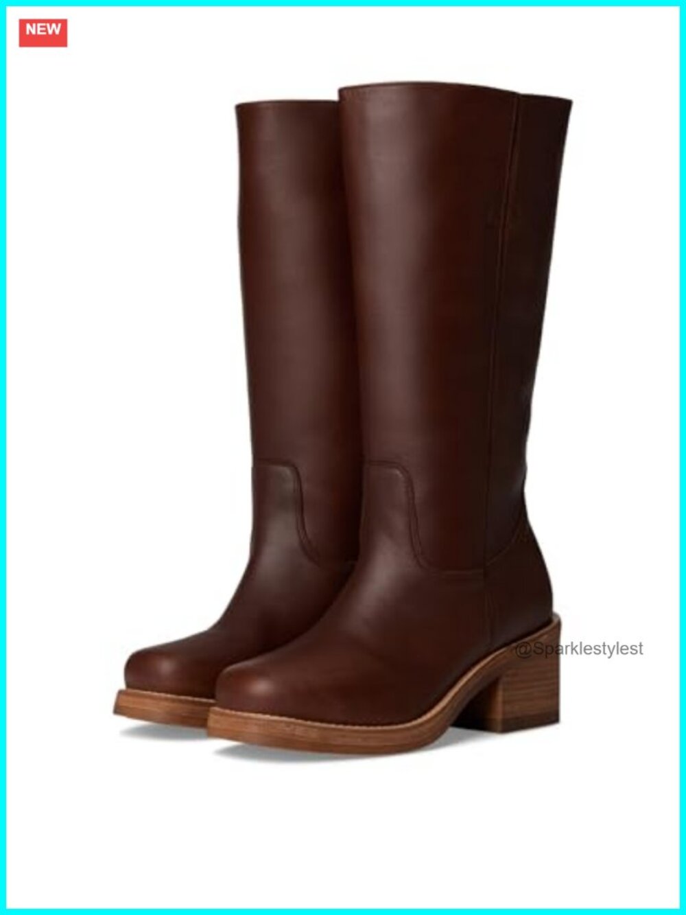 Leather Pull-On Boot with Cushion Comfort Insole and Urban Block Heel